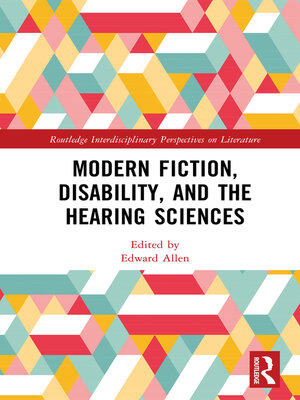 cover image of Modern Fiction, Disability, and the Hearing Sciences